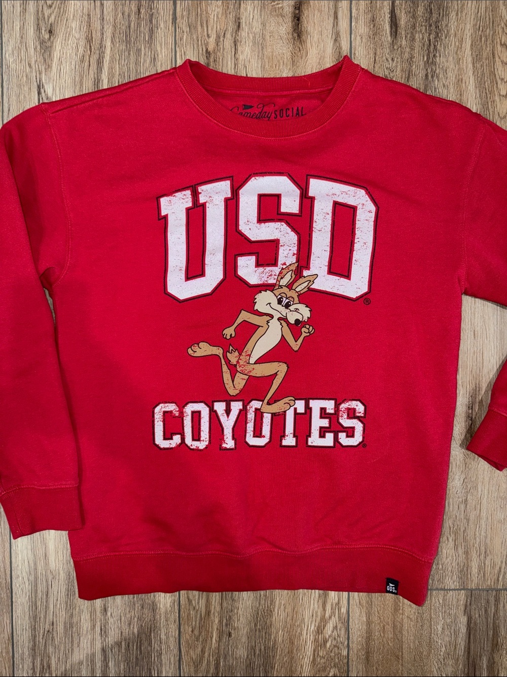 USD Coyotes Red Crewneck Pullover Sweatshirt